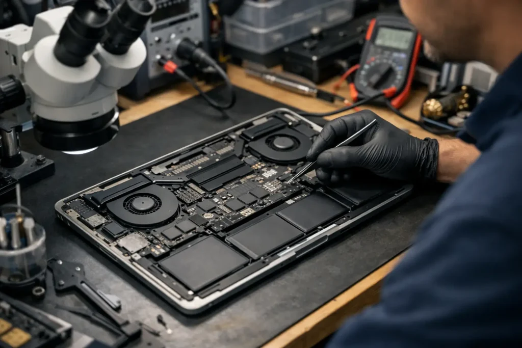 Diagnóstico avançado MacBook Pro: quando fazer
