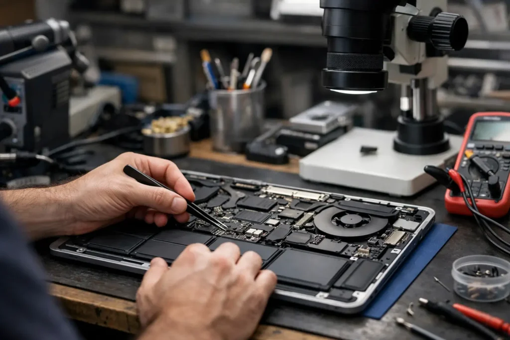 Quando levar MacBook para diagnóstico