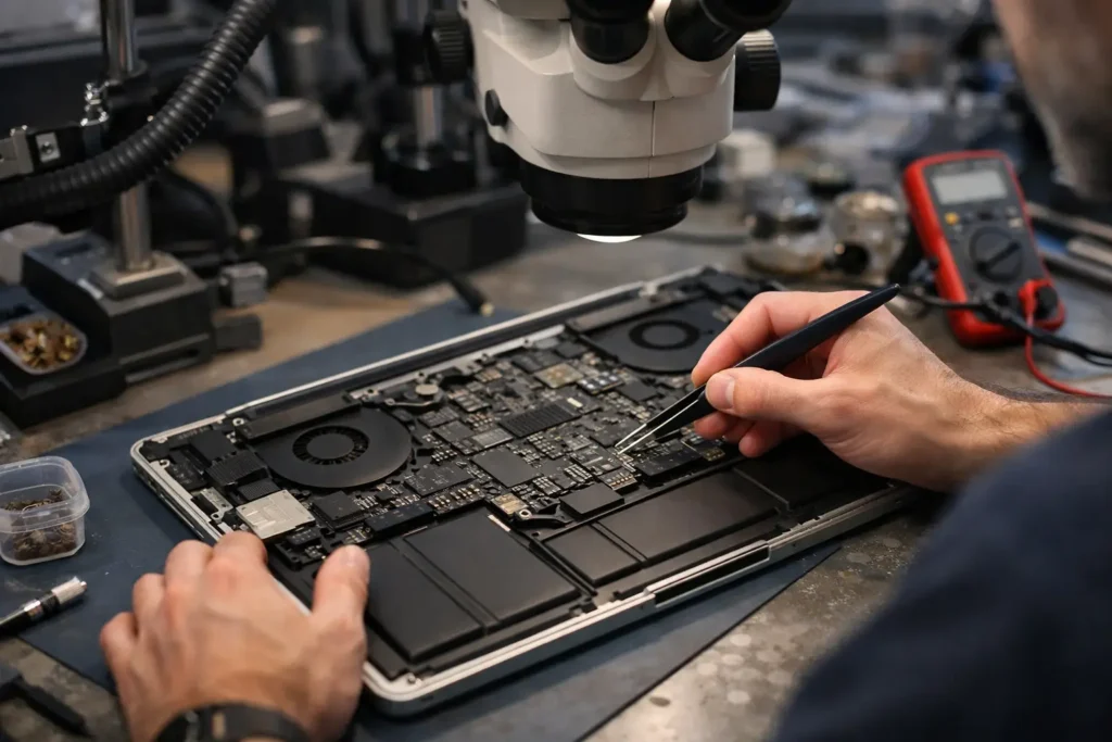 Reparo em placa lógica MacBook vale a pena?
